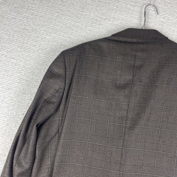 Jack Victor Loro Piana 100% Cashmere Blazer Sport Jacket Plaid 44R Read* - Picture 16 of 16